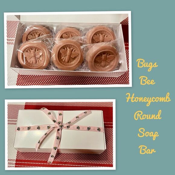 Bugs Bee Honeycomb Round Soap Bar Set - Picture 1 of 1